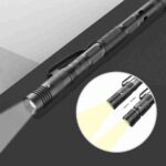 Multifunctional Tactical Pen Self Defense Women Defending Flashlight Aluminum Screwdriver Corkscrew Protect Survival Accessories - immagine 3