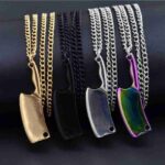 New High Polished 4 Colors Mini Blade Chef Kitchen Knife