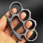 Colorful thickened finger tiger four-finger martial arts fight iron four-finger self-defense hand buckle fist buckle alloy self-defense equipment hand brace - immagine 7
