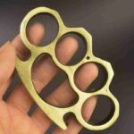 Colorful thickened finger tiger four-finger martial arts fight iron four-finger self-defense hand buckle fist buckle alloy self-defense equipment hand brace - immagine 5