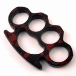 Cross-border version thickened aluminum alloy four-finger glove martial arts fight iron four-finger hand buckle fist ring defense finger tiger knuckle ring - immagine 5
