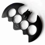 Cross-border big bat hand buckle fist buckle defense finger tiger glove metal iron four-finger martial arts fighter support ring ring - immagine 4