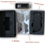 OTF utility Knives，SK5 Blade Aeronautical Aluminium Handle EDC Outdoor Camping Multitool Tool Paper Cutter Five Blade - immagine 7