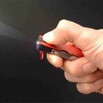 Outdoor Multifunction Mini Keychain Knife LED Light Nail Clipper Earpick Scissors Tweezer Pocket EDC Tools Multi Hiking Gears - immagine 9