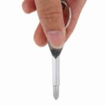 Outdoor Self Defense Pocket Keychain Multifunctional Portable EDC Survival Tool Set Screwdriver Key Flathead Cross Silver Black - immagine 4