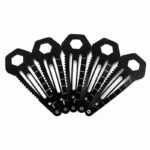 Outdoor EDC Self Defence Weapons Multifunctional Stainless Steel Hair Clip Hairpin Personal Defense Keychain Tool - immagine 7