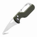 Portable Multifunctional Express Parcel Knife, Keychain, Serrated Hook, Carry-on Unpacking, Emergency Survival Tool Box Opener - immagine 2