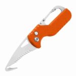 Portable Multifunctional Express Parcel Knife, Keychain, Serrated Hook, Carry-on Unpacking, Emergency Survival Tool Box Opener - immagine 3