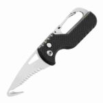Portable Multifunctional Express Parcel Knife, Keychain, Serrated Hook, Carry-on Unpacking, Emergency Survival Tool Box Opener - immagine 4