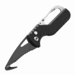 Portable Multifunctional Express Parcel Knife, Keychain, Serrated Hook, Carry-on Unpacking, Emergency Survival Tool Box Opener - immagine 6