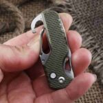 Portable Multifunctional Express Parcel Knife, Keychain, Serrated Hook, Carry-on Unpacking, Emergency Survival Tool Box Opener - immagine 10