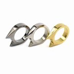 Self-Defense Rings For Women Man Metal Multifunctional Knuckle Cat Ear Shape Attack Rings Jewelry Accessories Girlfriends Gift - immagine 8