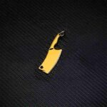 Stainless Steel Multiple Colour Sharpened Blade Tiny Mini Knife Palm Kitchen Knife Key Decoration Tool Envelope Opener Key Ring - immagine 2