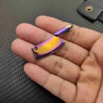Stainless Steel Multiple Colour Sharpened Blade Tiny Mini Knife Palm Kitchen Knife Key Decoration Tool Envelope Opener Key Ring - immagine 11