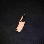 Stainless Steel Multiple Colour Sharpened Blade Tiny Mini Knife Palm Kitchen Knife Key Decoration Tool Envelope Opener Key Ring - immagine 6