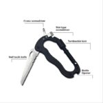Stainless Steel Multitool Knife Screwdriver Set Folding Pocket Portable Outdoor Pocket Knife Self Defense EDC Military Tactical - immagine 6