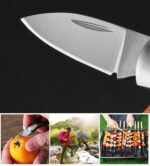 Stainless Steel Unboxing Mini Folding Knife CS GO Portable Small Blade Portable Keychain Small Hanging Outdoor Camping EDC Knife - immagine 3