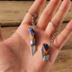 Stainless Steel Unboxing Mini Knife Sharp Portable Folding Small Blade EDC Keychain Hanging Outdoor Camping Knife Multi Tools - immagine 6