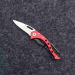 Survival Knife Mini Portable Fold Camping Tactical Folding Pocket Ring Outdoor Tools Hunting Edc Stainless Steel Key - immagine 3