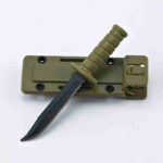 Swayboo survival knife sawtooth blade  fixed Portable Mini Necklace Small Straight Knife case Fruit Knife hunting - immagine 2
