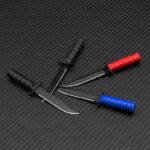 Swayboo survival knife sawtooth blade  fixed Portable Mini Necklace Small Straight Knife case Fruit Knife hunting - immagine 9