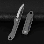 Titanium Alloy Mini EDC Knife Camping Equipment Unboxing Mini Knife Keychain Hanging Outdoor Multi Tools Knife - immagine 5