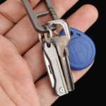 Titanium Alloy Mini EDC Knife Camping Equipment Unboxing Mini Knife Keychain Hanging Outdoor Multi Tools Knife - immagine 7