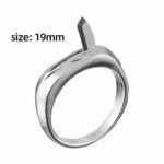 Titanium Steel Self Defense Ring Invisible Multifunctional Knife Emergency Anti-Wolf Weapon Gift - immagine 7