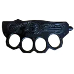 9 inch BIKER Knuckle OTF Knife&defender brass knuckle switchblade-TKT200-02 - immagine 2