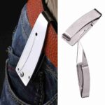 Wallet Note Clip Money Clip With Folding Mini Knife EDC Camping Multi-functional Tool Portable Keychain For Camping Accessories - immagine 2