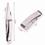 Wallet Note Clip Money Clip With Folding Mini Knife EDC Camping Multi-functional Tool Portable Keychain For Camping Accessories - immagine 5
