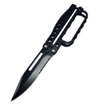 butterfly trench knife-4 colors folding Balisong with knuckle guard - immagine 5