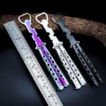 butterfly knife bottle opener/ practice butterfly knife and fork trainer balisong