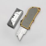 OTF utility knife，pocket edc razor Double Action Auto switchblade Cutting knives for men - immagine 2