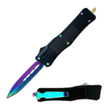 5.5 inch classic Texture RRMainbow Blade OTF Knife -TK5001
