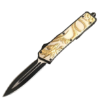 5.5 INCH OTF Gold Dragon Pocket Knife - immagine 6