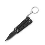 1pc Portable Stainless Steel Folding Butterfly Knife，EDC Outdoor Game Practice Knife，Suitable for Beginners to use - immagine 4