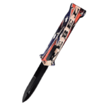 3.5 INCH cupid joker otf knife double action switchblade - immagine 6