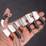 3pcs Stainless Steel Knife Mini Vegetable Knife Implies Wealth Knife Disassembly and Delivery Non Folding Creative Pendant Knife - immagine 4