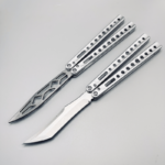 7075 Aluminum Clone Balisong Flipper Butterfly Trainer Knife Lining Handle Bushings System - immagine 2