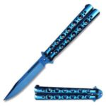 5.5inch Closed Length Black Scorpion Balisong Butterfly Flipper Knife - immagine 3