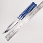 7075 Aluminum Clone Balisong Flipper Butterfly Trainer Knife Lining Handle Bushings System - immagine 4