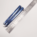 7075 Aluminum Clone Balisong Flipper Butterfly Trainer Knife Lining Handle Bushings System - immagine 3