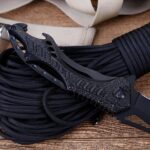 8.46inch/6.69inch Folding Knife Outdoor Survival Tactical Pocket Knife 440C Blade Camping Hiking Hunting Knives EDC Fishing Tools - immagine 4