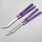 7075 Aluminum Clone Balisong Flipper Butterfly Trainer Knife Lining Handle Bushings System - immagine 3