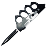 9 inch American flag & punisher & biker Tench OTF knives-TKK238-008 - immagine 4