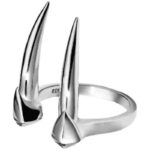Animal Teeth Snake Fangs Self Defense Ring for Teen Gothic Punk For Woman Man Retro Trend Jewelry Cool Stuff Party Couple Gift - immagine 5