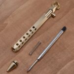 Creative Vintage Brass Ballpoint Pens Handmade Matel Signature Pen Office Business Gift Stationery Supplies - immagine 5