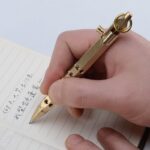 Creative Vintage Brass Ballpoint Pens Handmade Matel Signature Pen Office Business Gift Stationery Supplies - immagine 6