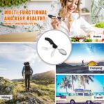 Foldable Tableware Knife Spoon Fork Camping Knife Fork Spoon Combination Tableware Outdoor Portable Multifunctional - immagine 6